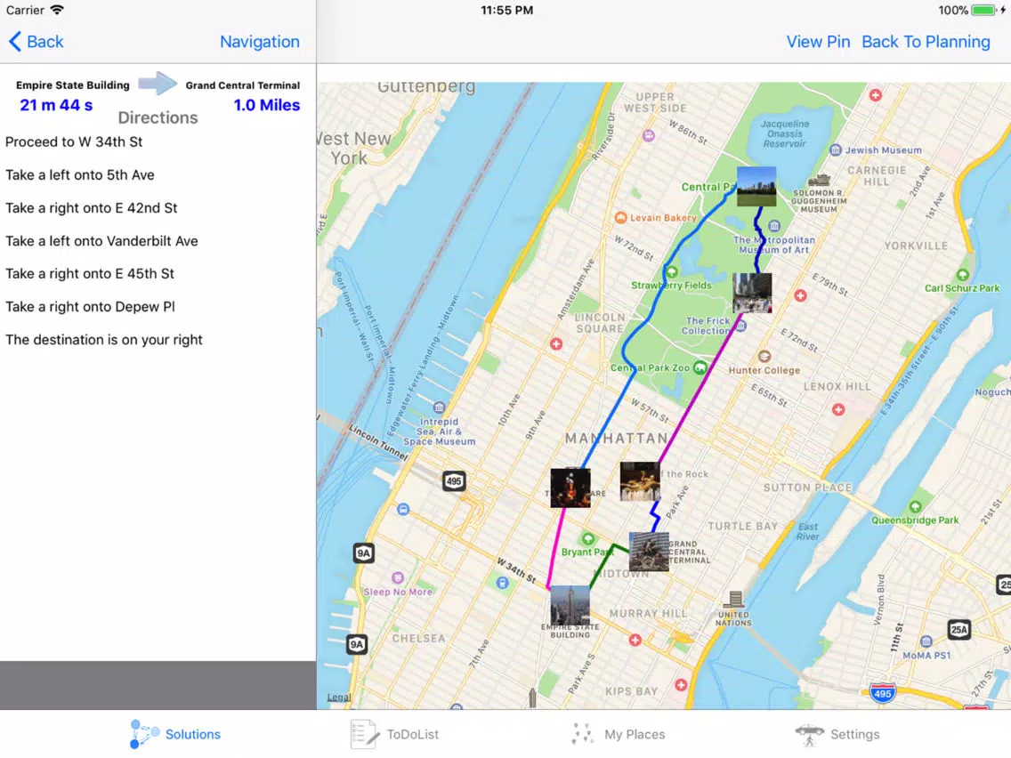 تصاویر Optimal Trip iPad 