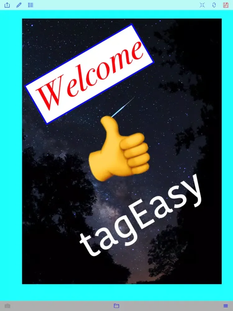 Captures d'écran de tagEasy iPad 