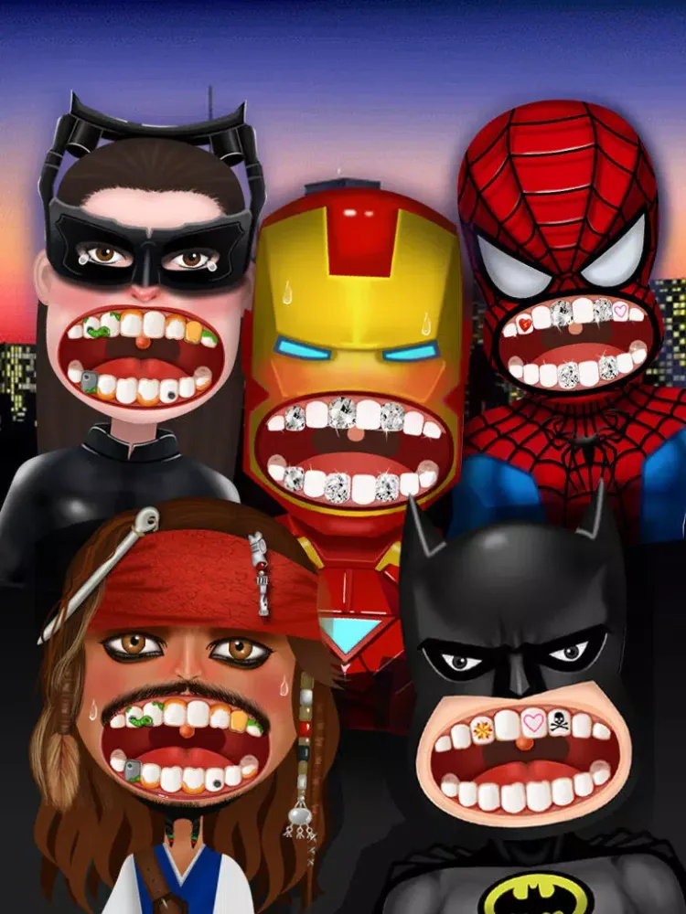 Скриншоты Superhero Dentist - Kids Games iPad 