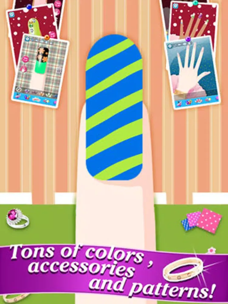 Capturas de tela do Nail Art Salon iPad 