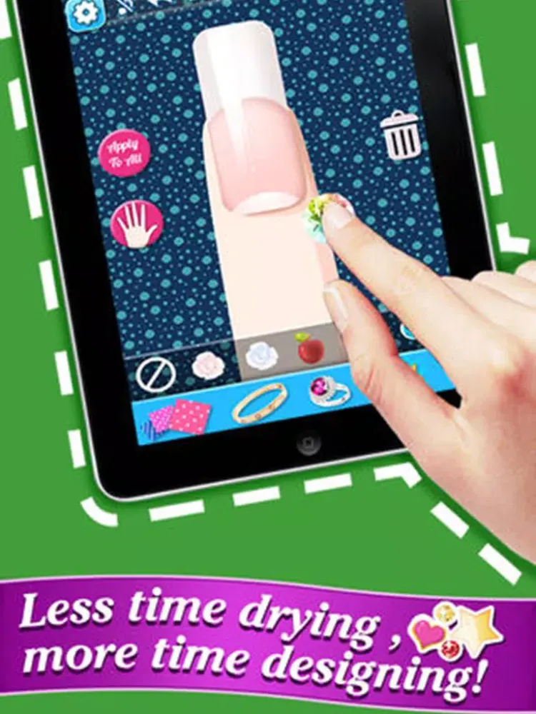 Capturas de tela do Nail Art Salon iPad 