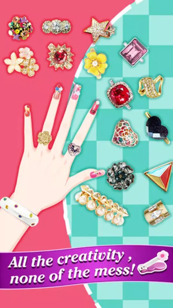 Capturas de tela do Nail Art Salon