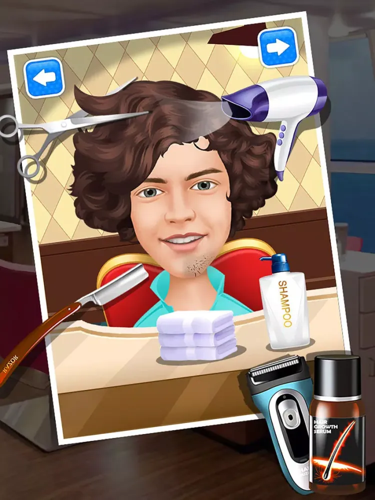 Messy Hair Salon - Girls Games for One Direction iPad  স্ক্রিনশট