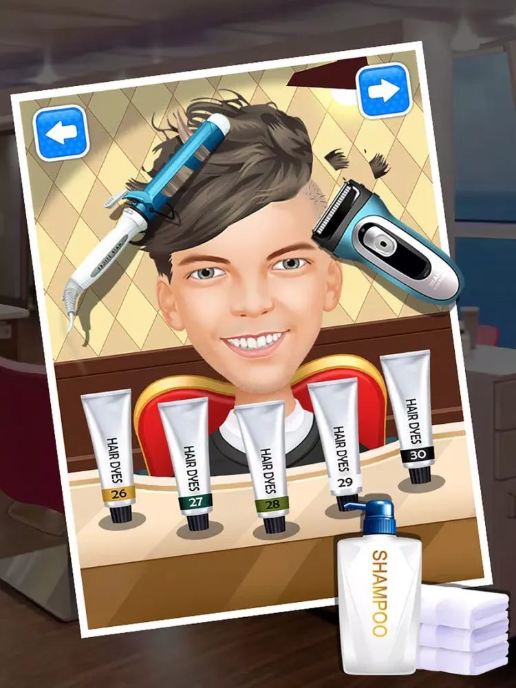 Messy Hair Salon - Girls Games for One Direction iPad  স্ক্রিনশট