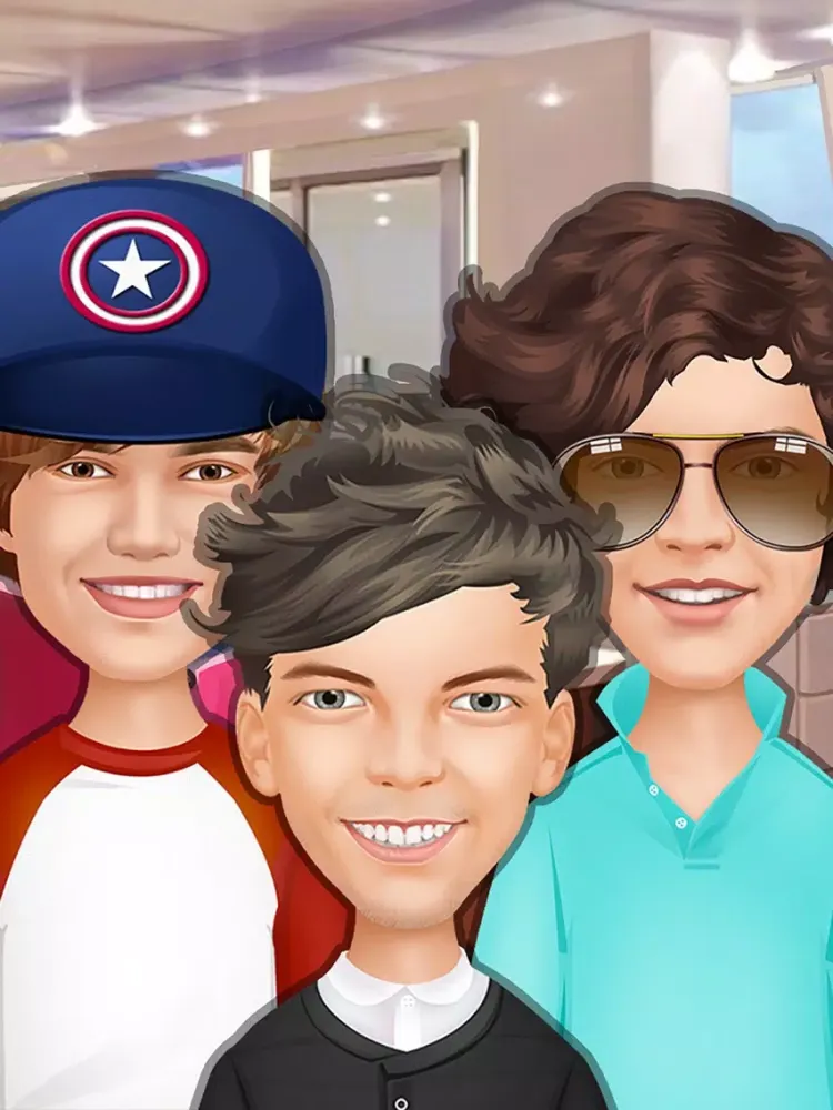 Messy Hair Salon - Girls Games for One Direction iPad  স্ক্রিনশট