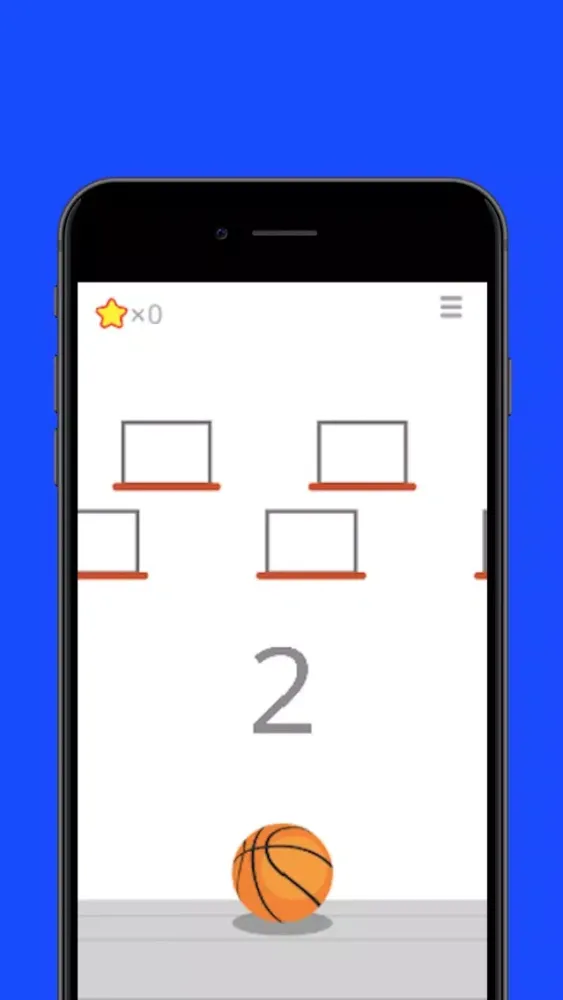 Basketball 2D shooter Game স্ক্রিনশট