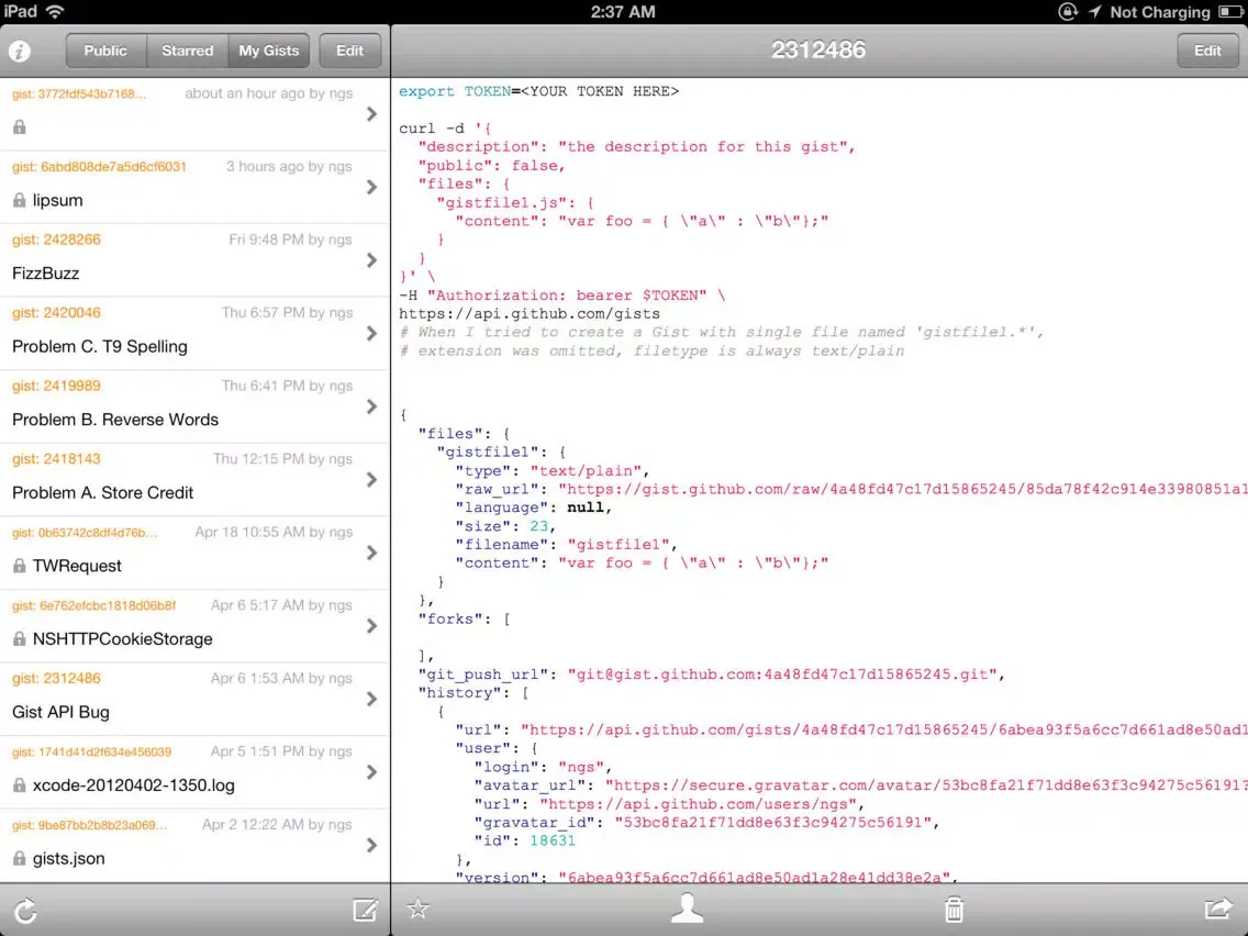 صور iGist - The Gist Client iPad 