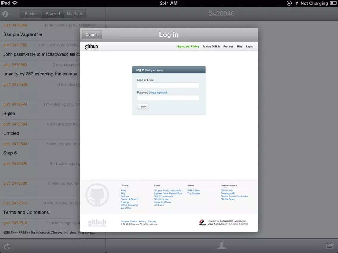 صور iGist - The Gist Client iPad 