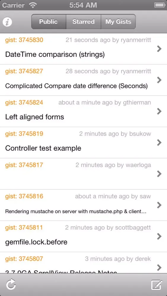 صور iGist - The Gist Client