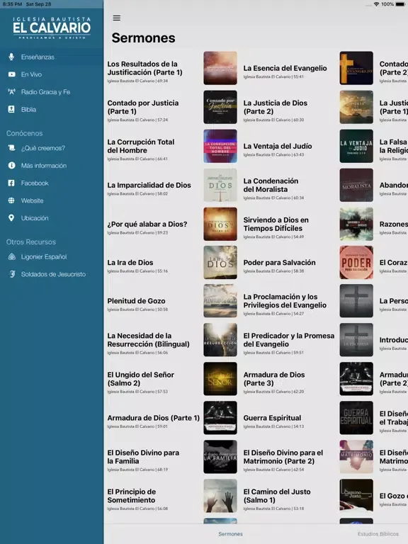 Iglesia Bautista El Calvario iPad  سکرین شاٹس