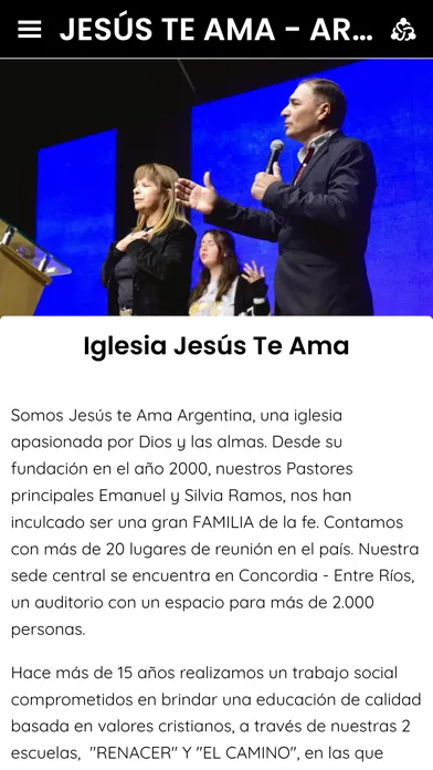 Скриншоты Iglesia Jesus te Ama