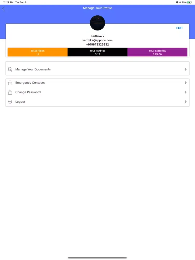 ภาพหน้าจอของ Ammy App driver iPad 