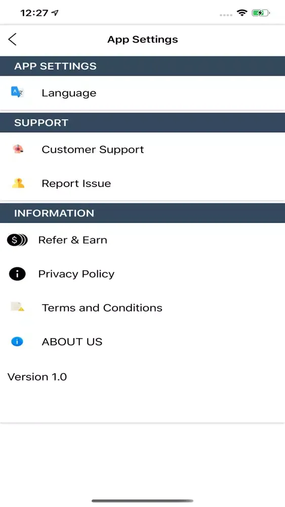 ภาพหน้าจอของ Ammy App driver