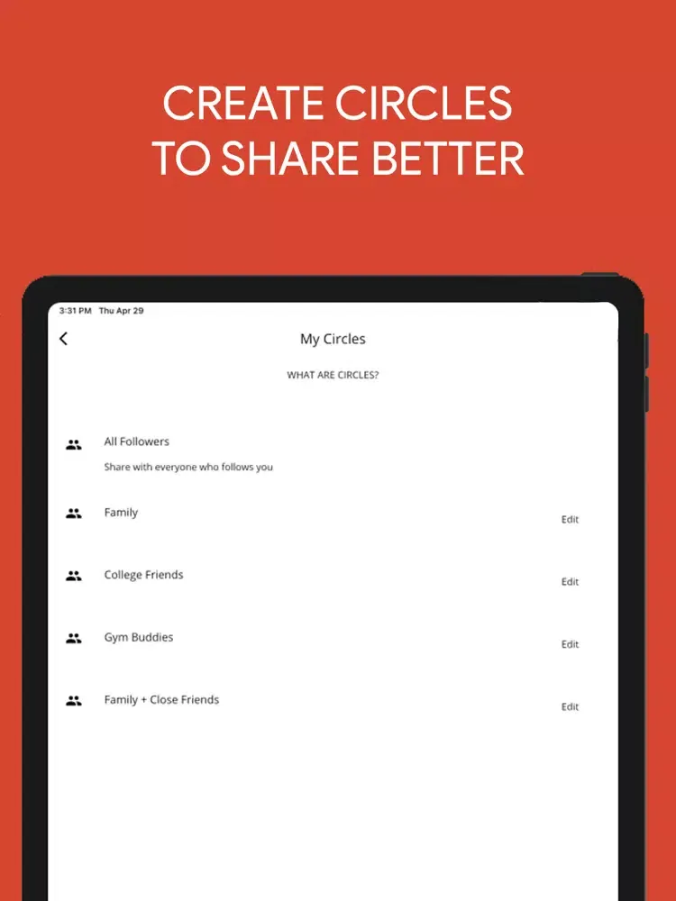 Igloo - Private Social Media iPad  스크린샷