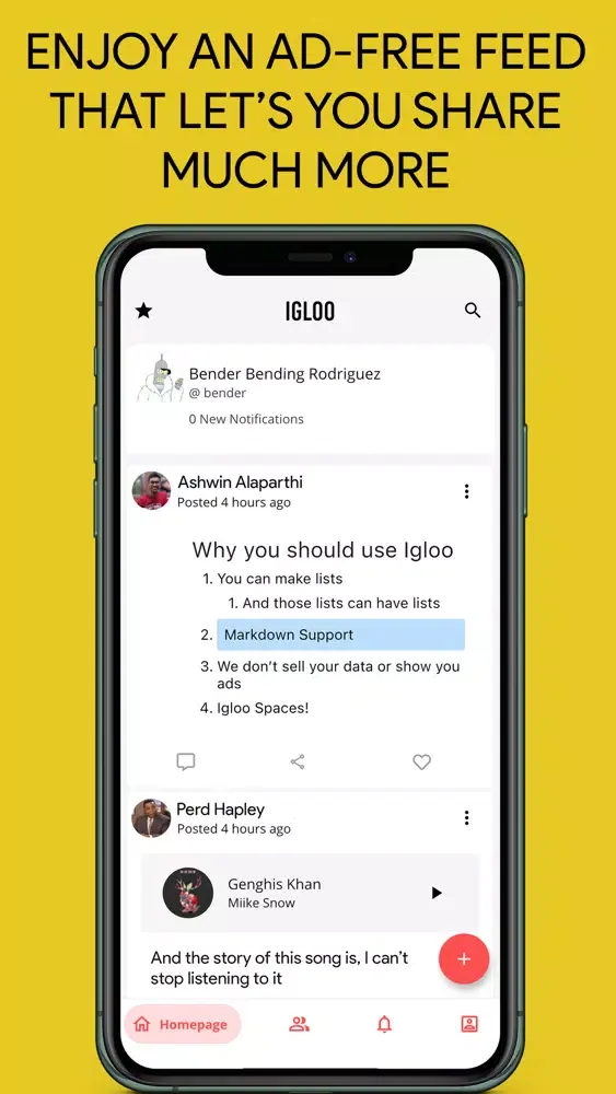 Igloo - Private Social Media 스크린샷
