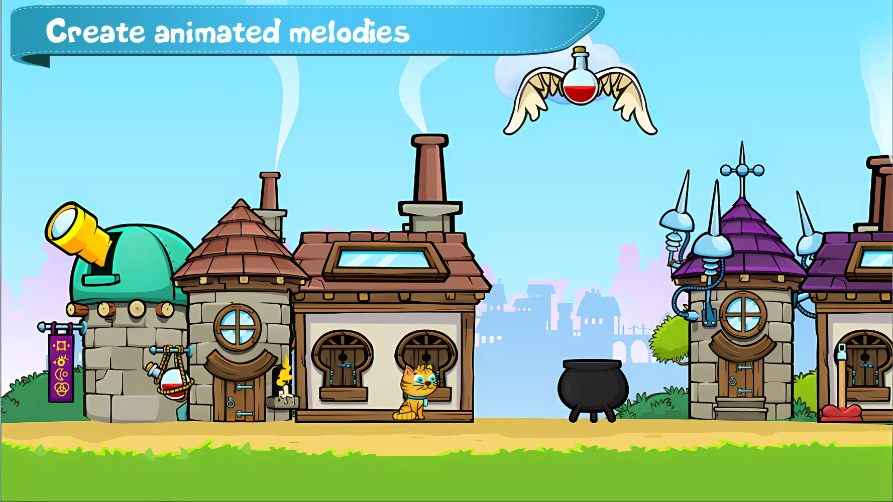 Cat Piano Meow - Sounds & Game Screenshots
