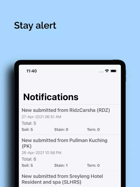 ภาพหน้าจอของ LP App MY iPad 