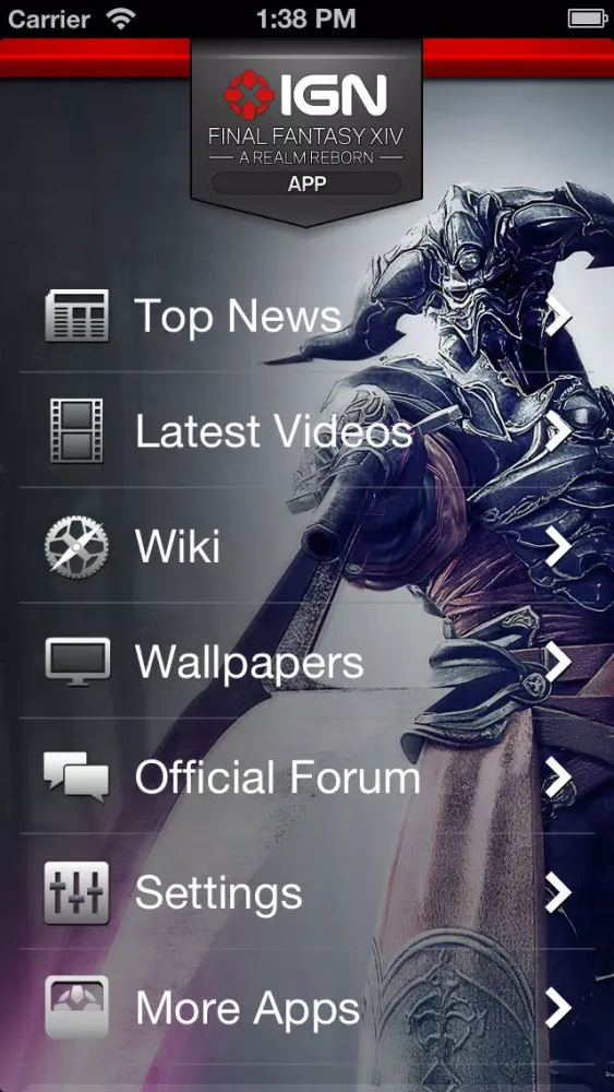 IGN App For Final Fantasy XIV: A Realm Reborn应用截图