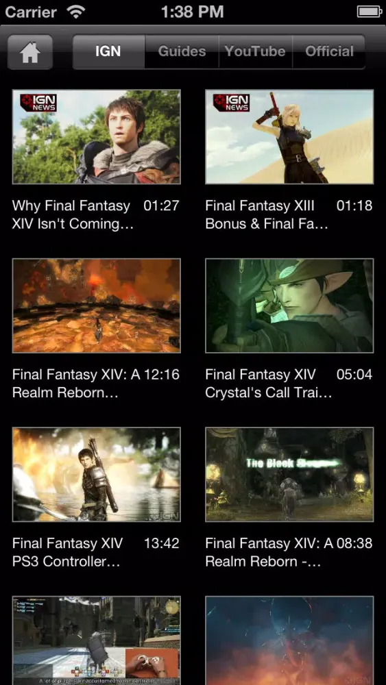 IGN App For Final Fantasy XIV: A Realm Reborn应用截图