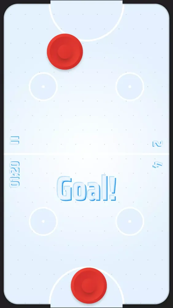 Capturas de tela do Air Hockey