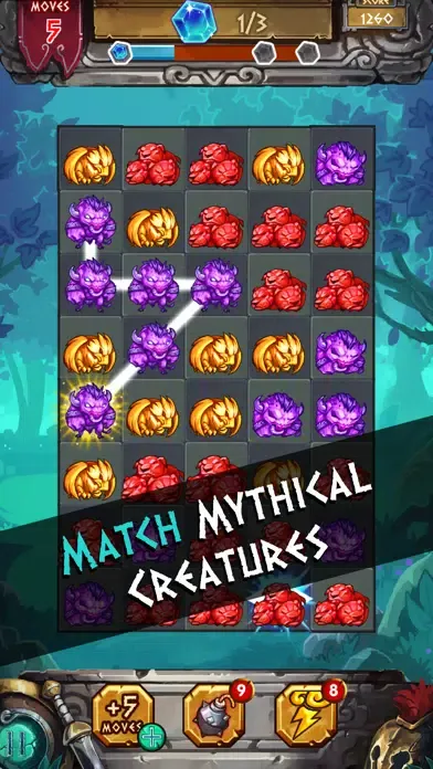Hoplite Hero - Color Swipe 3 Ekran Görüntüleri