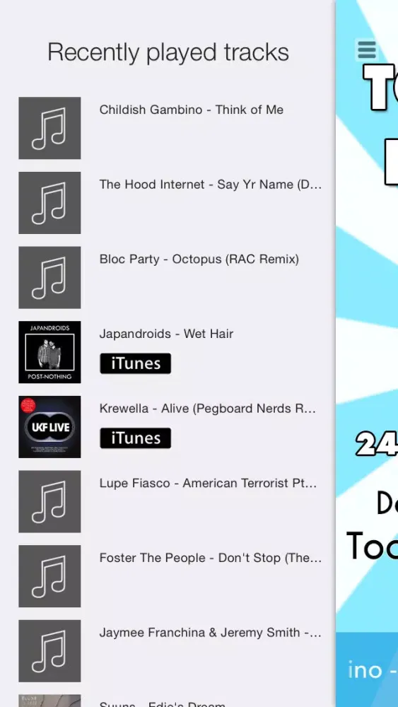 Capturas de pantalla de Too Good For Radio