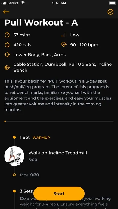 Capturas de pantalla de Ignite Performance & Health