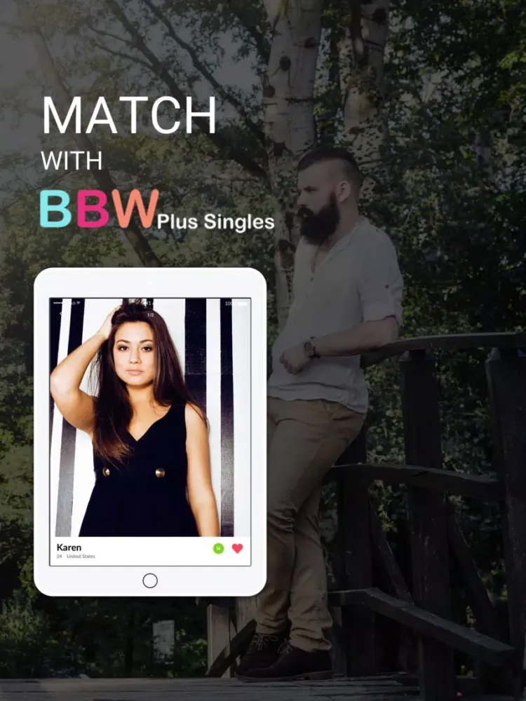 Ảnh chụp màn hình của BBW Plus Singles- Dating App iPad 