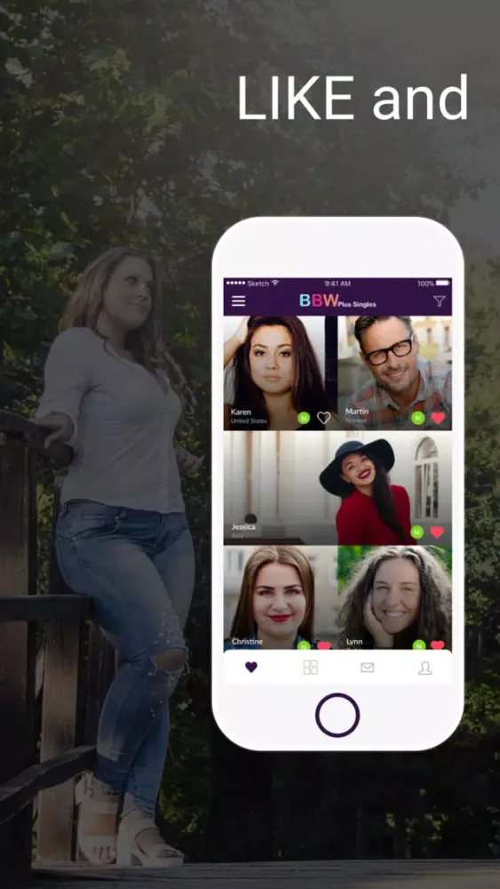 Ảnh chụp màn hình của BBW Plus Singles- Dating App