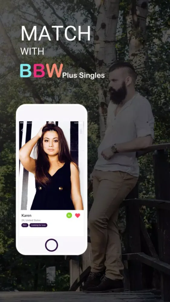 Ảnh chụp màn hình của BBW Plus Singles- Dating App