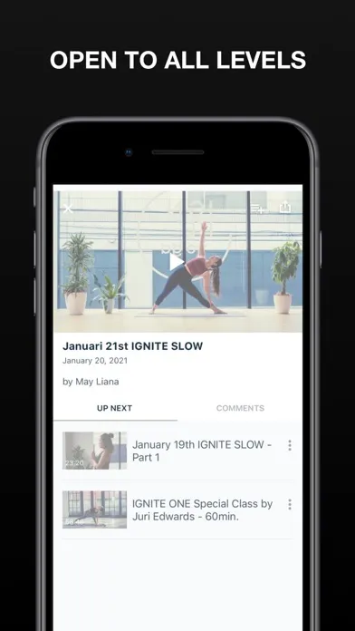 IGNITE YOGA ONLINE STUDIO 스크린샷