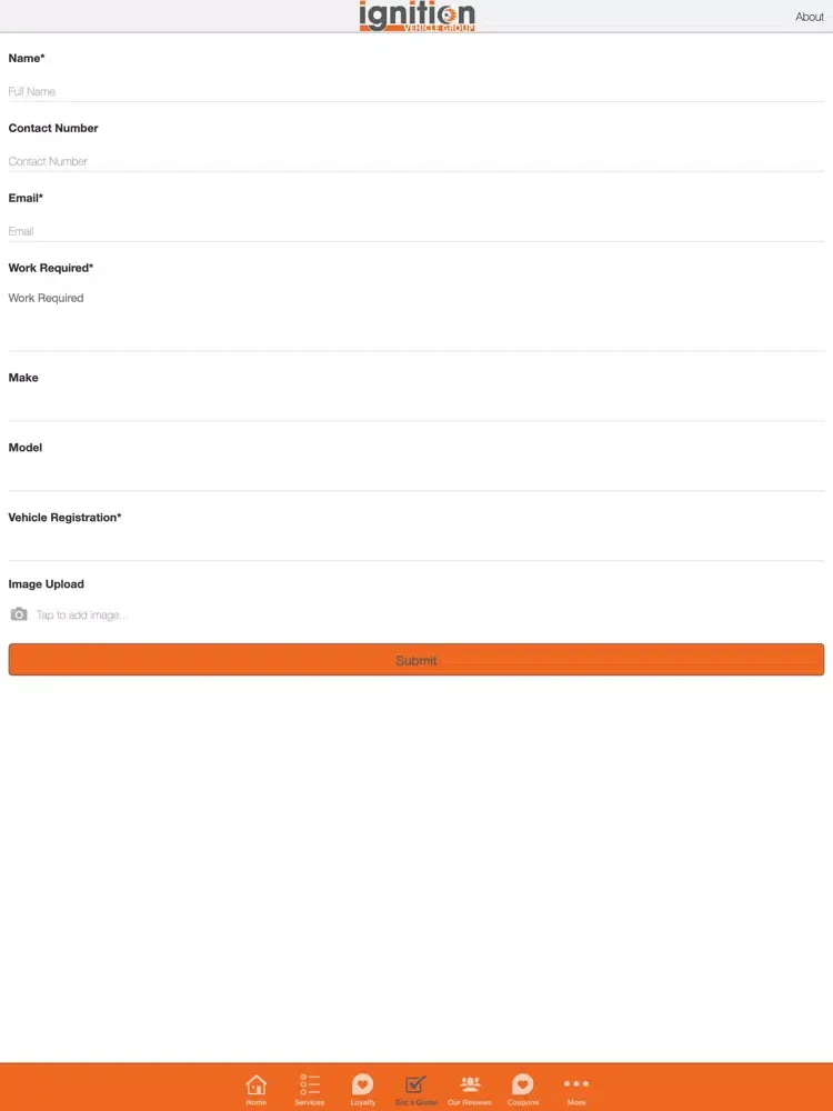 Ignition Vehicle Group Ltd iPad  سکرین شاٹس