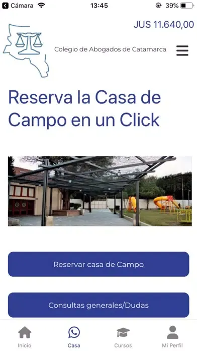 Zrzuty ekranu Colegio de Abogados Catamarca