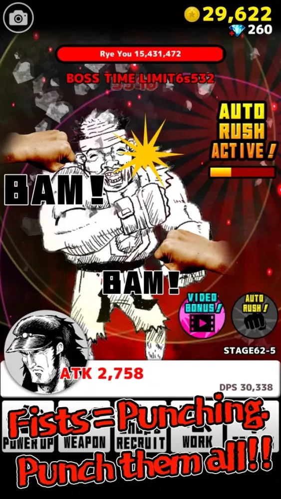 ภาพหน้าจอของ Trash & Fists