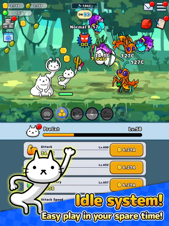 PreCats! -Idle Cat Raising iPad  Screenshots