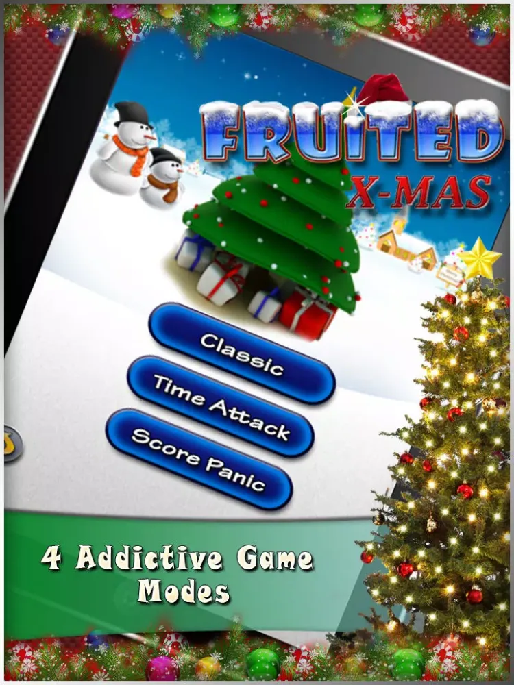 Capturas de tela do Fruited Xmas iPad 