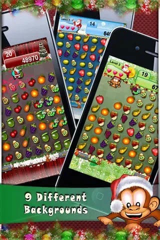 Capturas de tela do Fruited Xmas