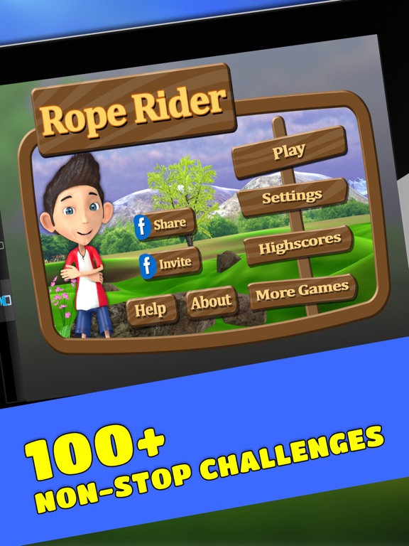 Rope Rider : Jungle Jump iPad 應用截圖