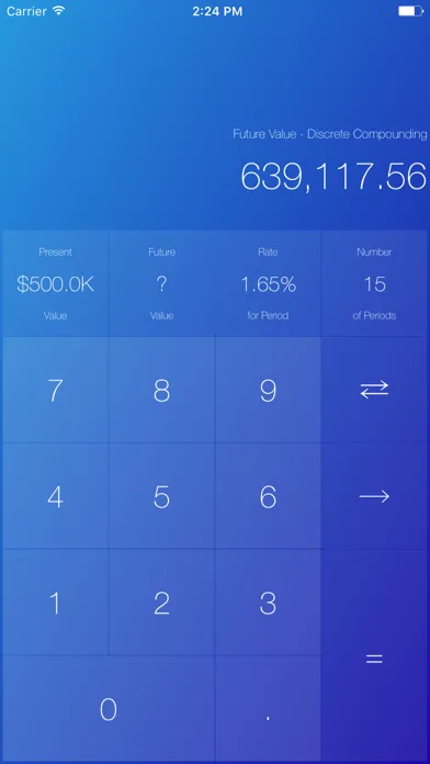 Captures d'écran de Time Value of Money Calculator