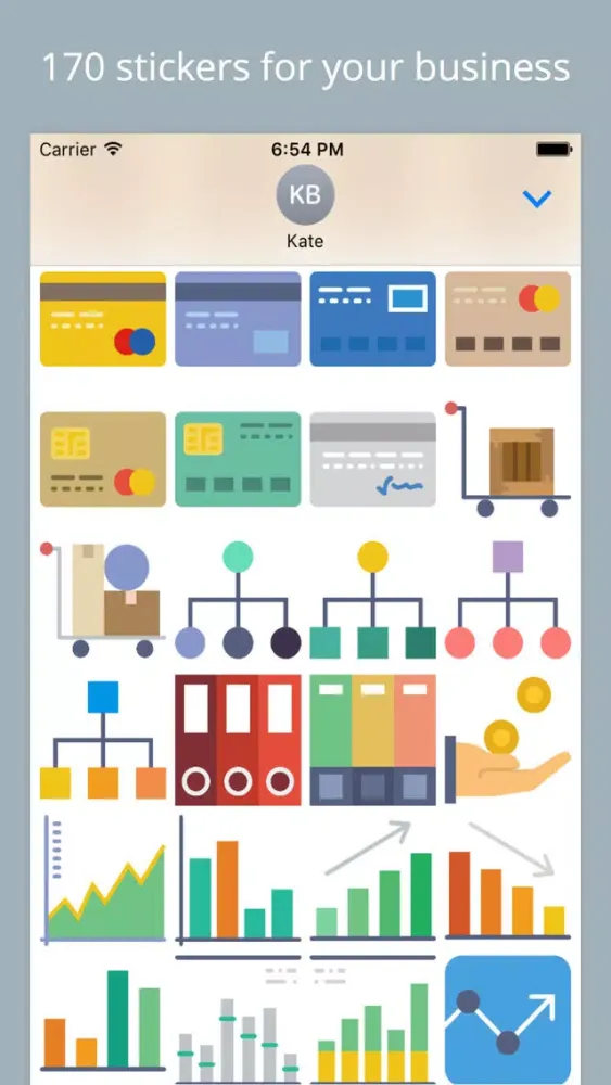 Businessy - Business stickers for iMessage スクリーンショット