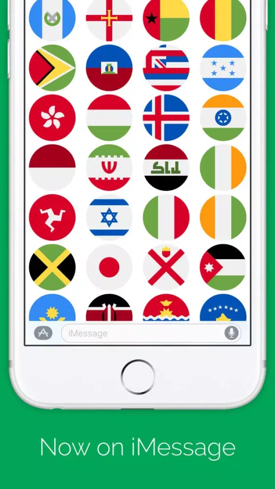 تصاویر Country Flags - Flags stickers for iMessage