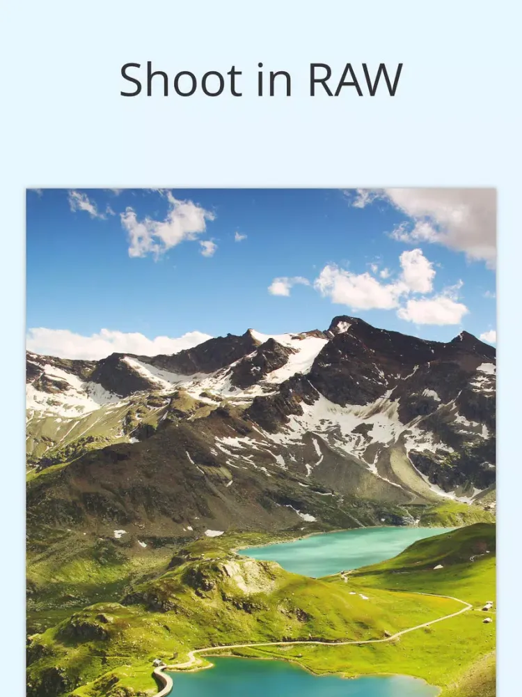 RAW Camera - Take pictures in RAW iPad  Screenshots