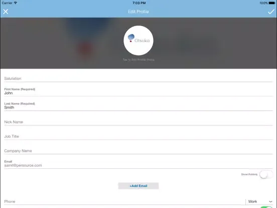 Otsuka Meetings iPad  Ekran Görüntüleri