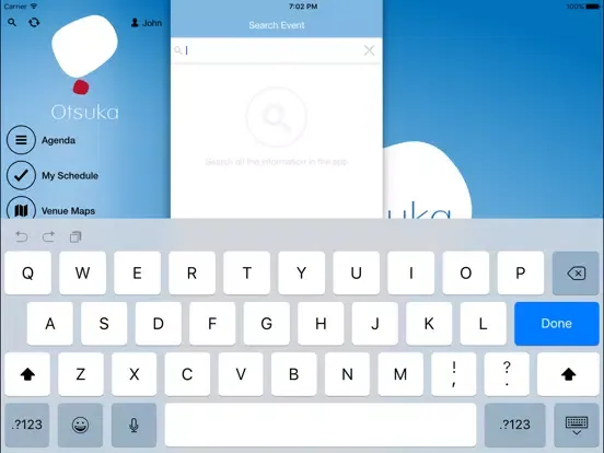 Otsuka Meetings iPad  Ekran Görüntüleri