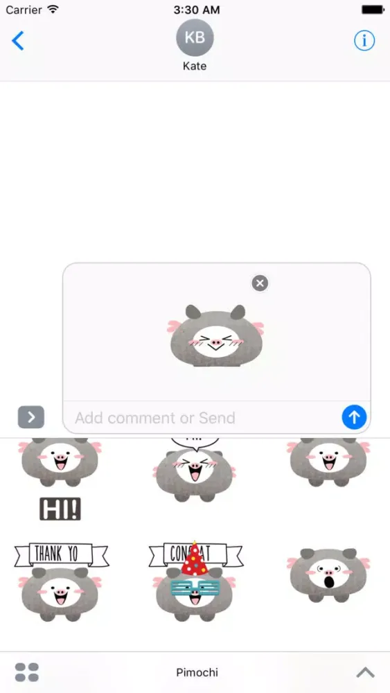 Pimochi The Flying Pig Stickers应用截图