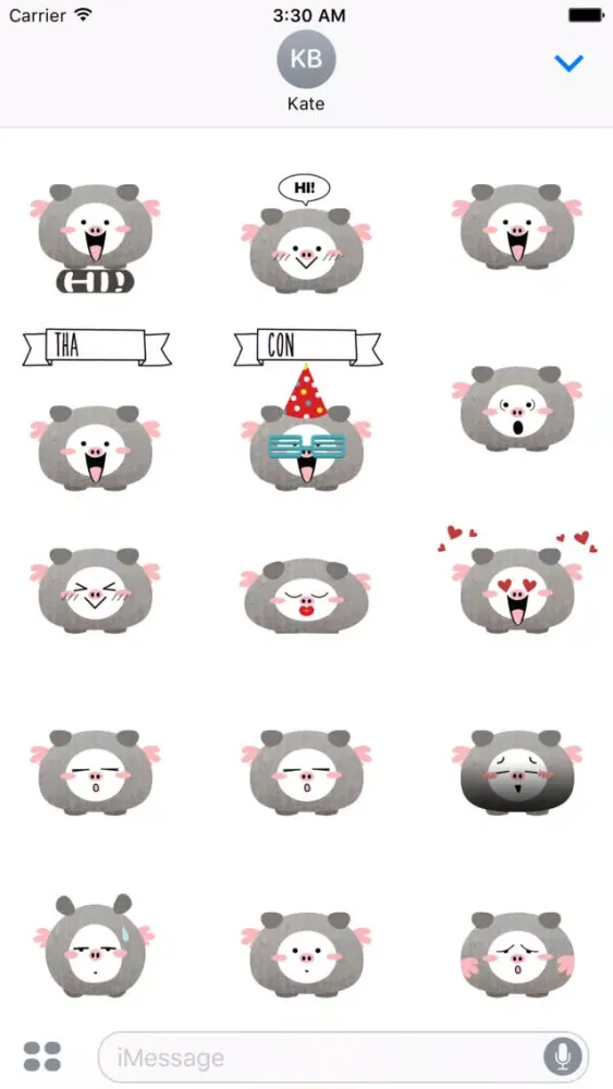 Pimochi The Flying Pig Stickers应用截图