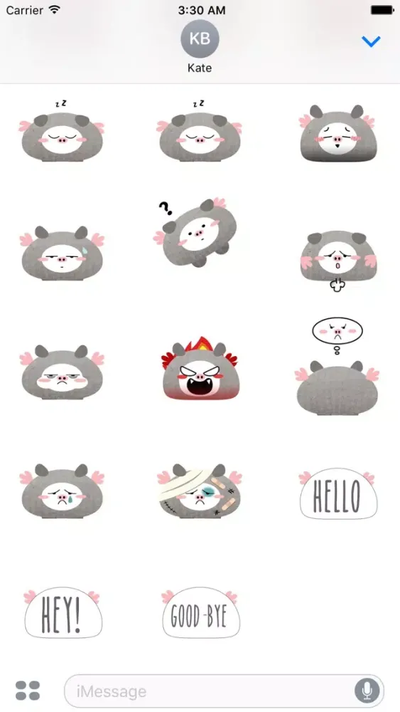 Pimochi The Flying Pig Stickers应用截图