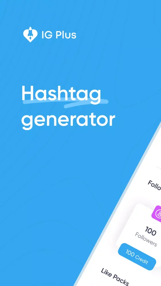 Captures d'écran de IG Plus: Hashtag Generator