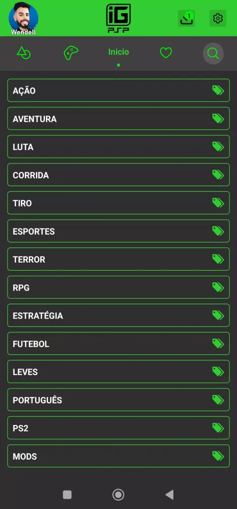 Capturas de pantalla de IGAMES PSP
