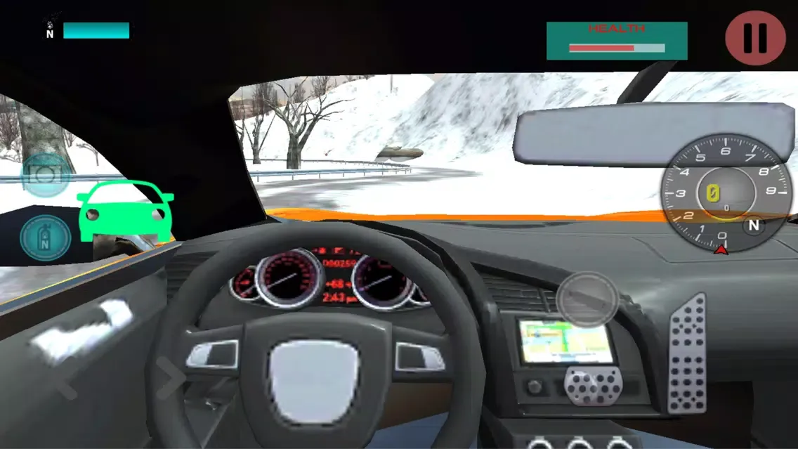 Car Driving 3D : Free Snow Hill Landscape Simulator 2016 স্ক্রিনশট